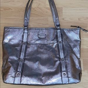 Nine & Co Silver tote bag